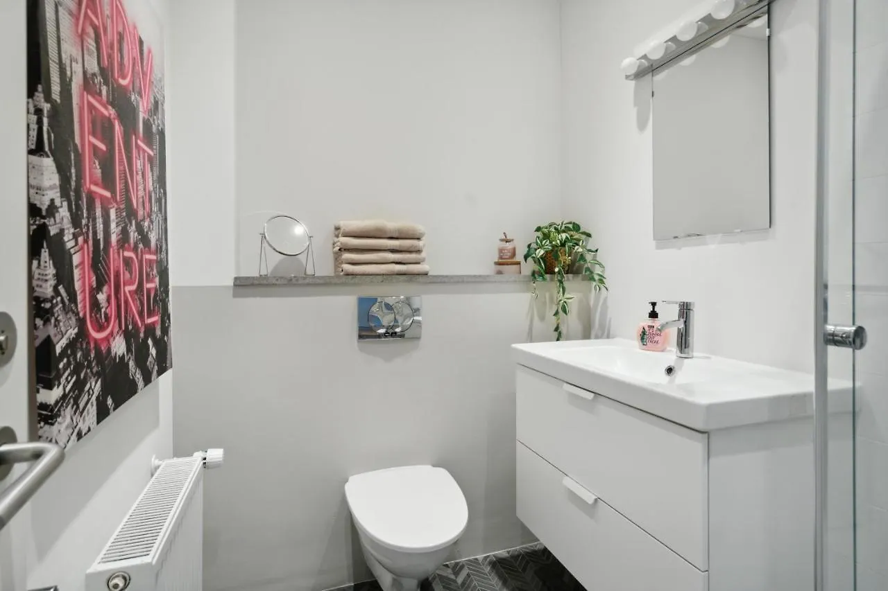 Central 3-Bedroom Apartment With A Big Terrace And Fitness Room オールボー