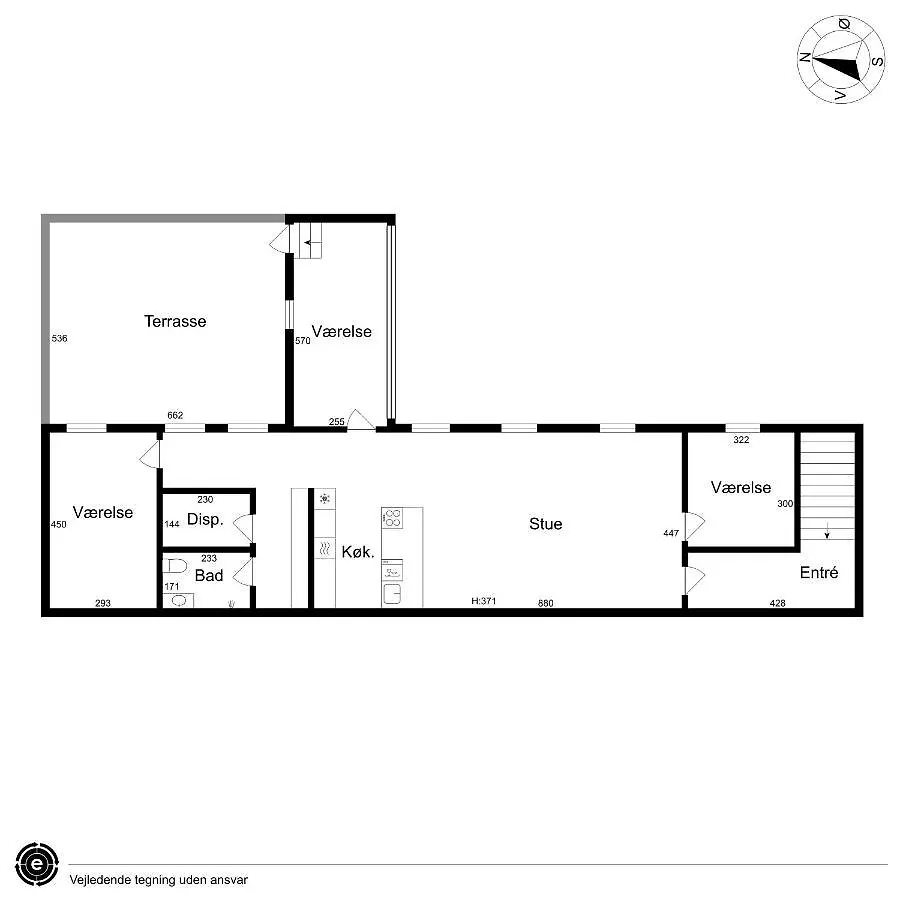 Central 3-Bedroom Apartment With A Big Terrace And Fitness Room オールボー